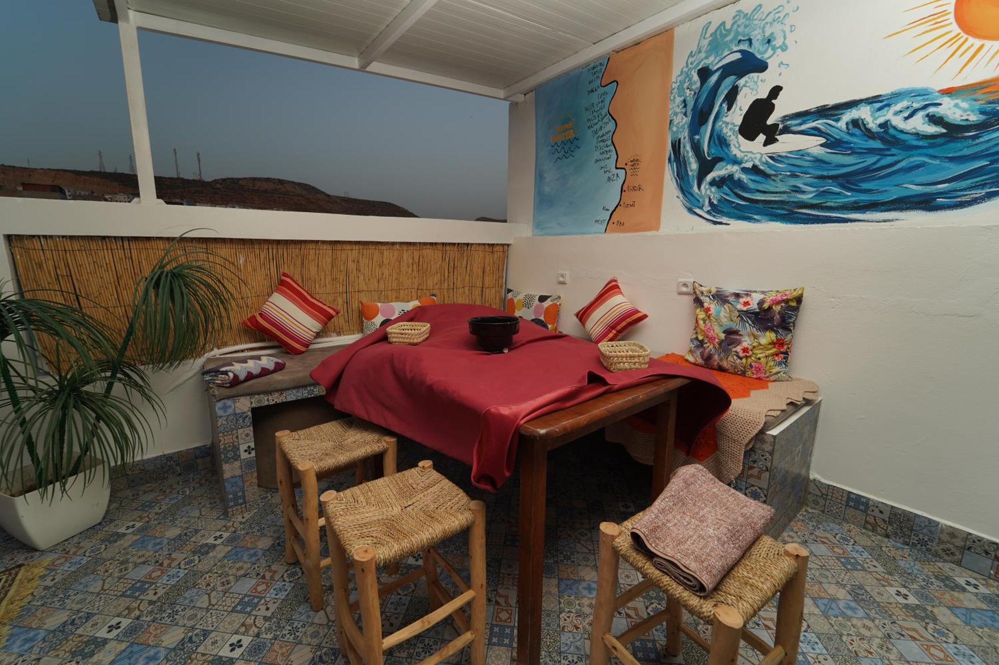 Bed and Breakfast Waves Hunter Surf House Агадир Экстерьер фото